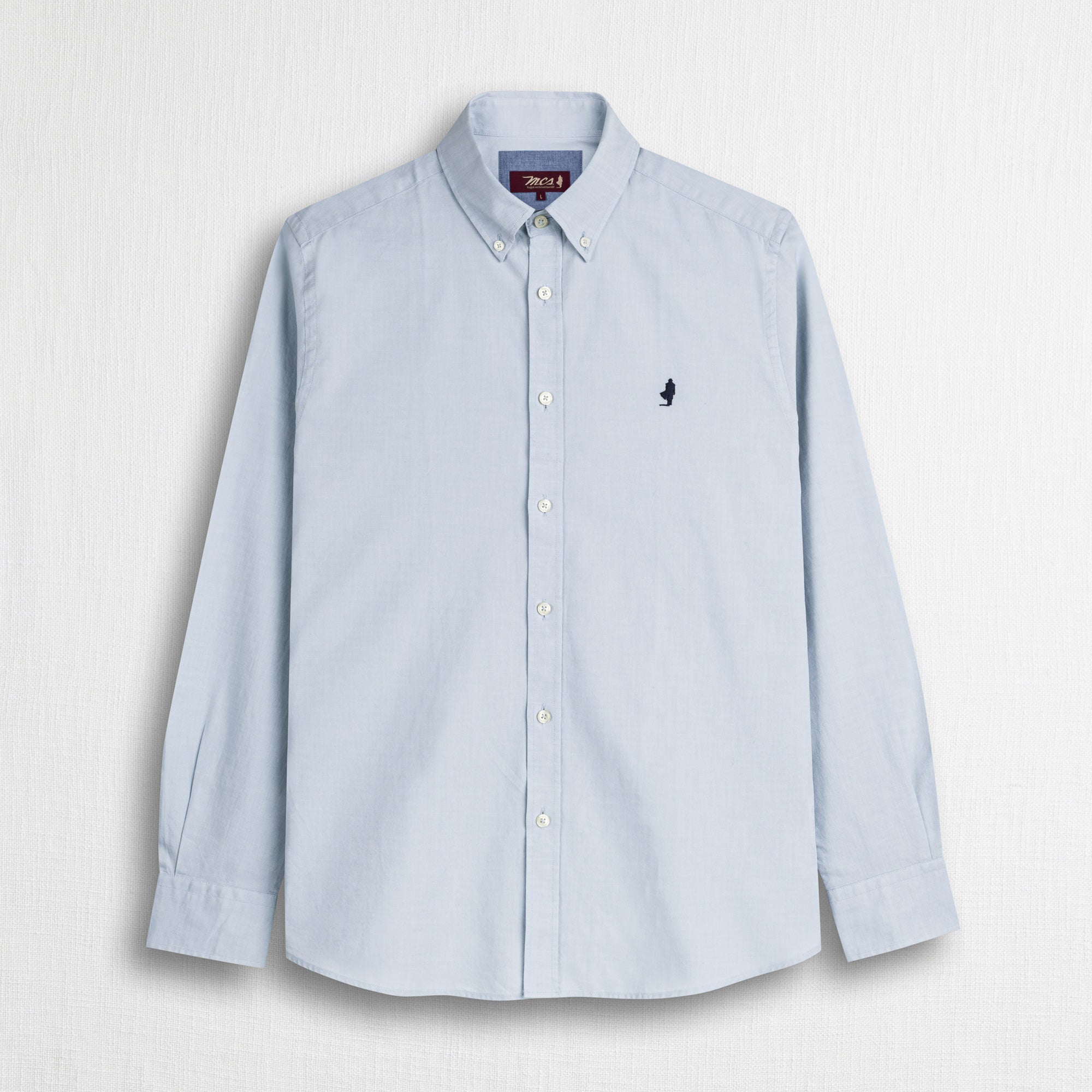 Camicia 100% cotone Oxford - Light Blue