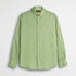 Camicia 100% lino manica lunga - Light Green