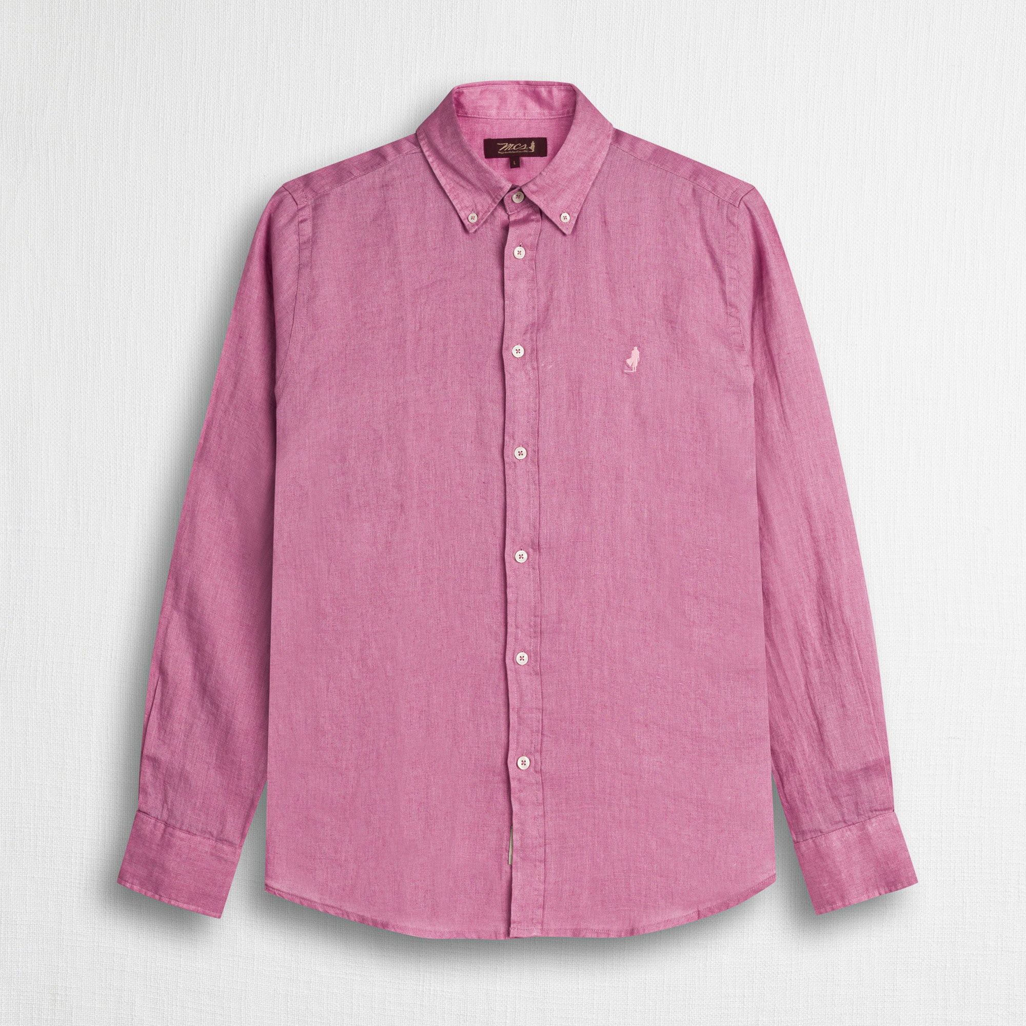 Camicia 100% lino manica lunga - Wild Rose