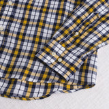 Camicia 100% lino a quadri - Yellow Check