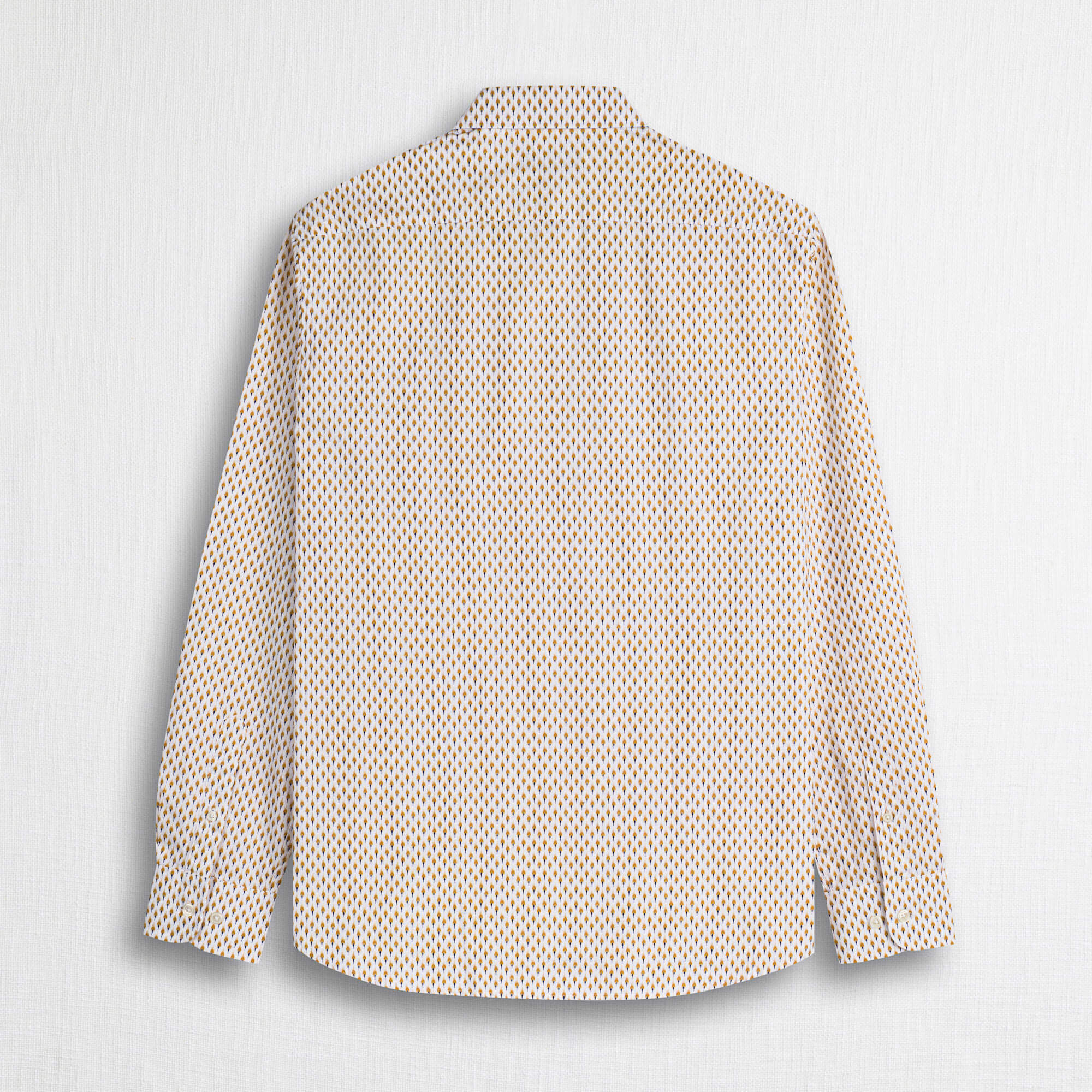 Camicia 100% cotone stampata - Yellow Print