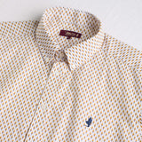 Camicia 100% cotone stampata - Yellow Print
