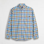 Camicia 100% cotone a quadri - Sky Blue Check