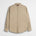 Camicia 100% lino con collo alla coreana - Khaky