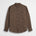 Camicia 100% lino con collo alla coreana - Milk Chocolate