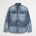 Camicia western in denim - Light Blue Denim