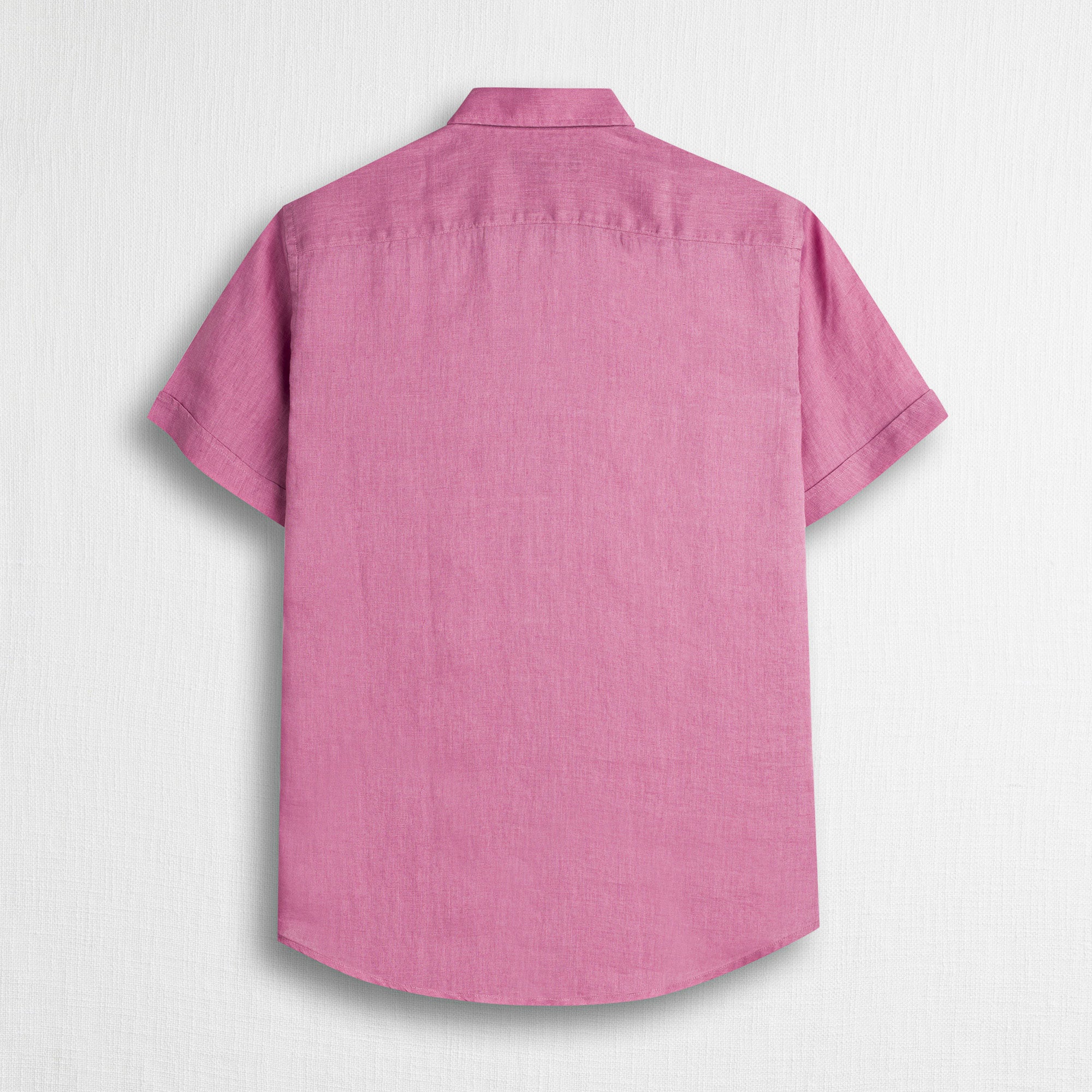 Camicia 100% lino manica corta - Wild Rose