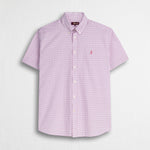 Camicia 100% cotone stampata manica corta - Rose Print