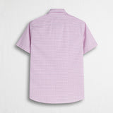 Camicia 100% cotone stampata manica corta - Rose Print