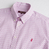 Camicia 100% cotone stampata manica corta - Rose Print