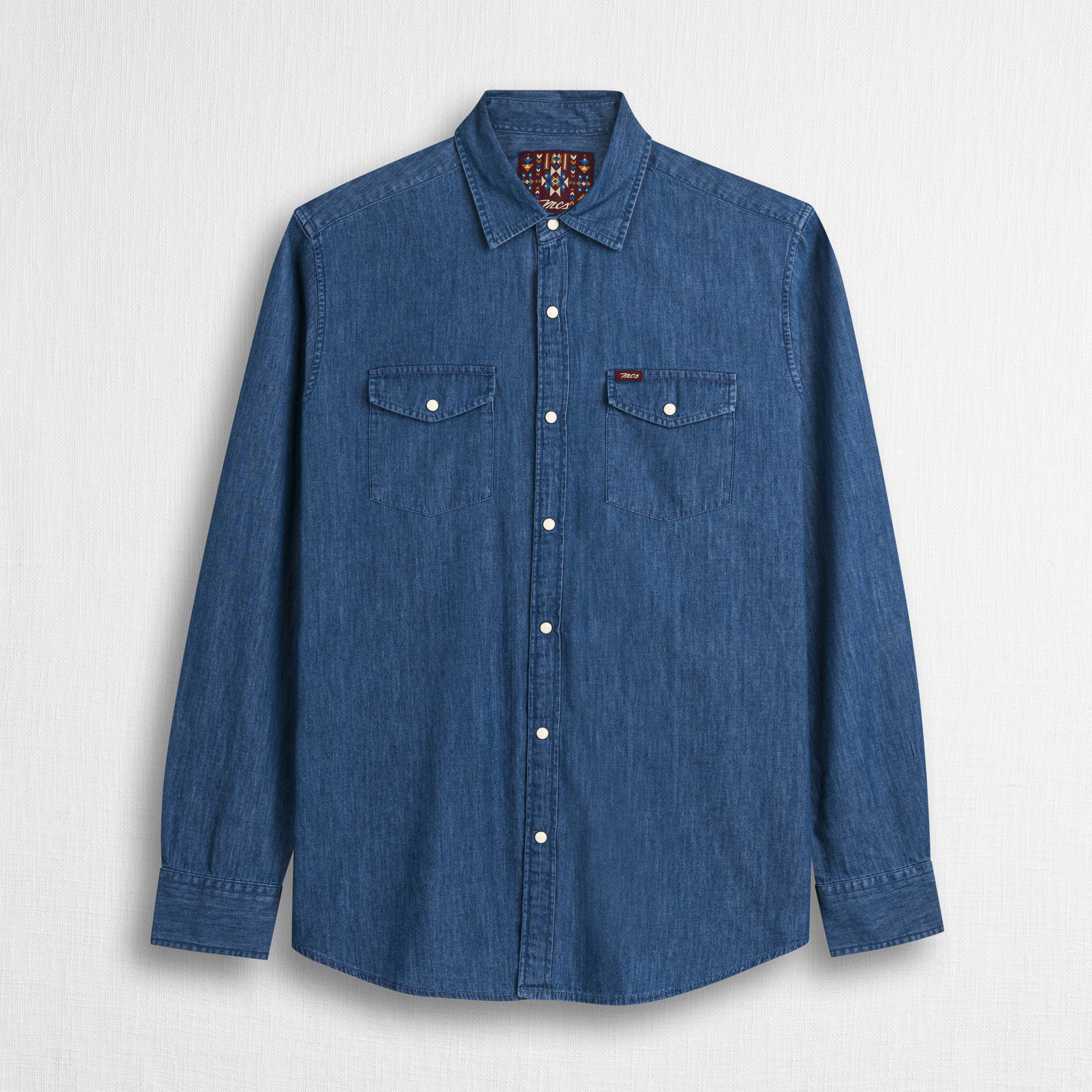 Abercrombie & Fitch - Camicia Corta Stile Western A Maniche Lunghe In Denim Nero Abercrombie & Fitch - Camicia Corta Stile Western A Maniche Lunghe In Denim Nero