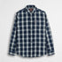 Camicia 100% cotone a quadri indigo - Indigo Check