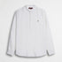 Camicia 100% lino serafino con collo coreana - White