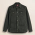 Giacca Overshirt in Gabardina di Cotone fronte - Olive Night