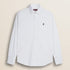 Camicia in Popeline Stretch Slim Fit fronte - White