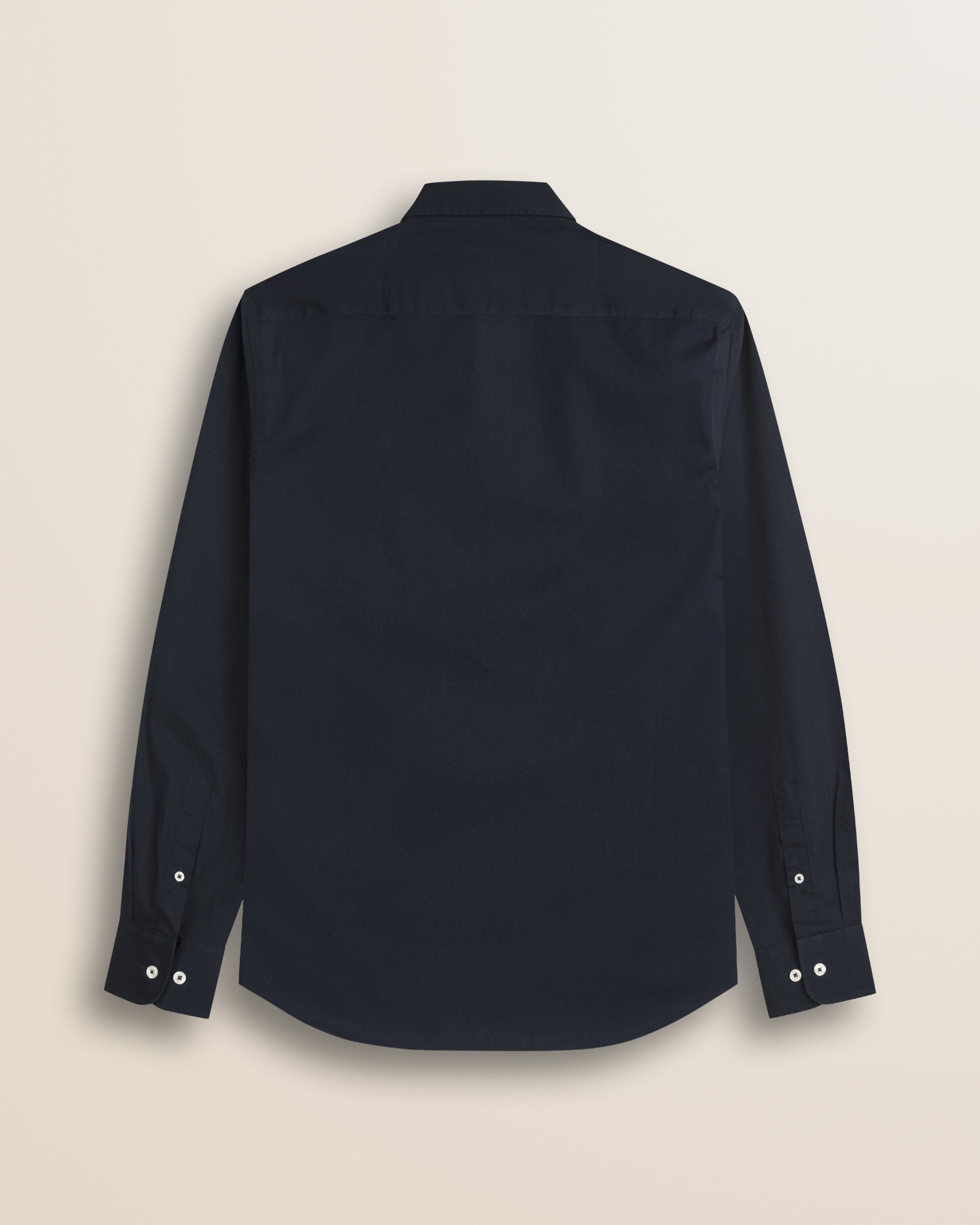 Camicia in Popeline Stretch Slim Fit retro - Navy Blue