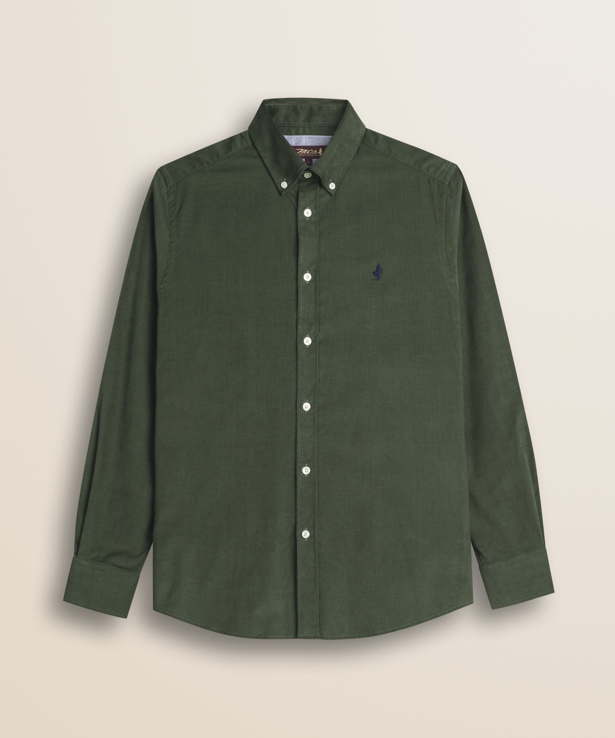 Camicia in Velluto a Coste Button-Down fronte - Ponderosa Pine