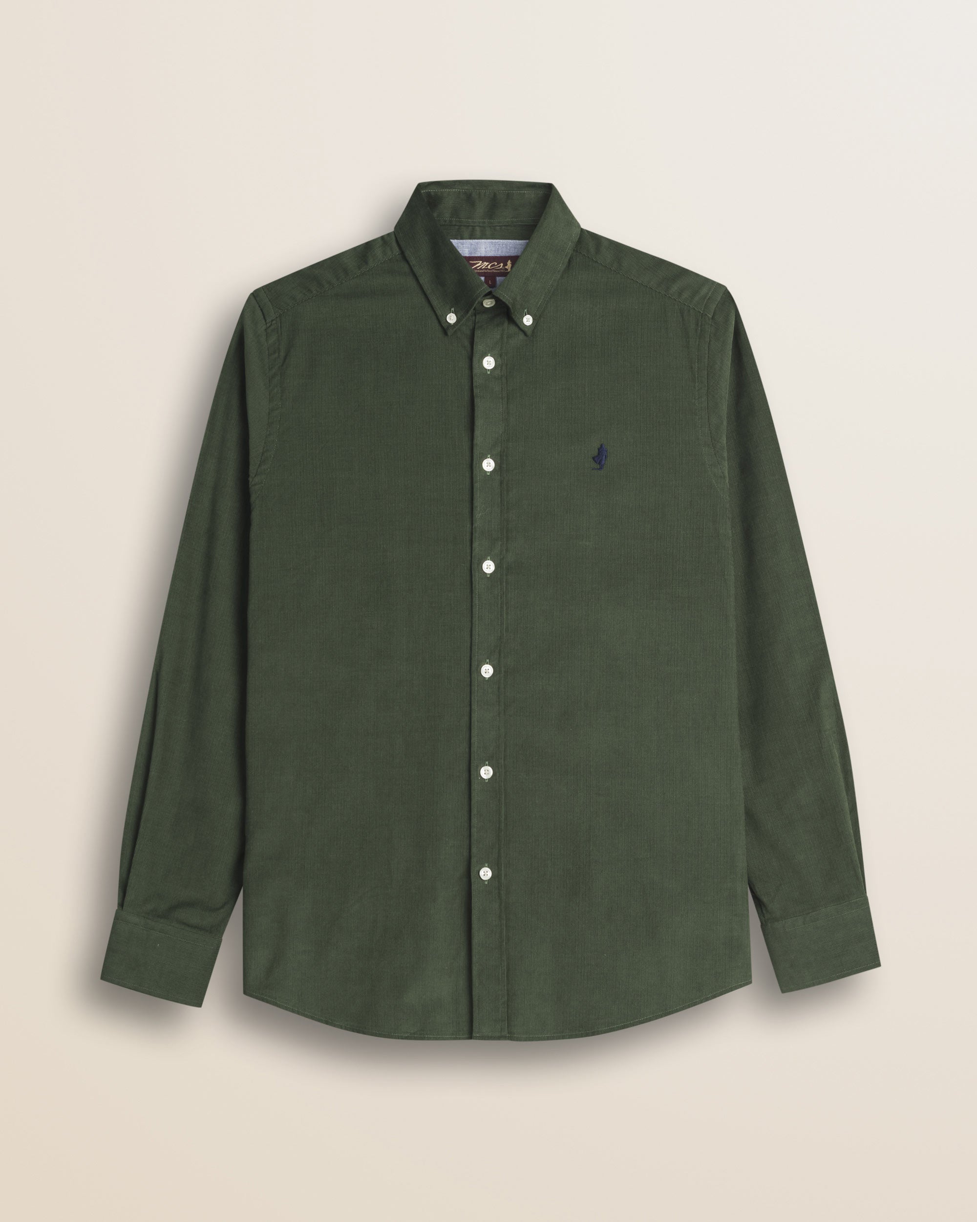 Camicia in Velluto a Coste Button-Down fronte - Ponderosa Pine