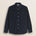 Camicia in Velluto a Coste Button-Down fronte - Navy Blue