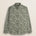 Camicia in Twill di Cotone Stampa Floreale fronte - Green Flower Print