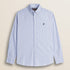 Camicia in Oxford Button-Down Regular Fit fronte - Sky