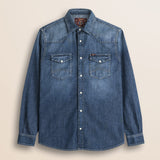 Camicia Western  fronte - Dark Blue