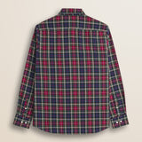 Camicia in Flanella a Quadri con Taschino retro - Red Tartan Check