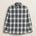 Camicia in Cotone Slub a Quadri con Taschino fronte - Black Check