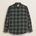 Camicia in Cotone Slub a Quadri Stile Workwear fronte - Green Check
