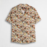 Camicia da bowling con stampa all-over - Cinnamon Floral Print