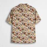 Camicia da bowling con stampa all-over - Cinnamon Floral Print