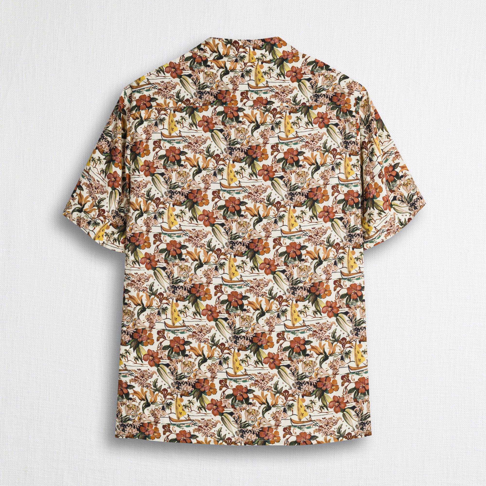Camicia da bowling con stampa all-over - Cinnamon Floral Print