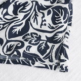 Camicia da bowling con stampa all-over - Blu and Wite Floral Print