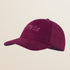 Cappello con Visiera in Misto Lana Tinta Unita fronte - Merlot