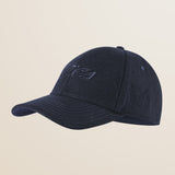 Cappello con Visiera in Misto Lana Tinta Unita - Navy Blue