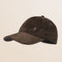 Cappello con Visiera in Velluto a Coste fronte - Chocolate