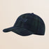 Cappello con Visiera in Misto Lana a Quadri fronte - Black Watch Check
