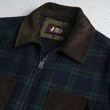 Giacca Harrington in lana check Black Watch
