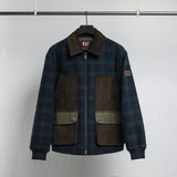 Giacca Harrington in lana check Black Watch