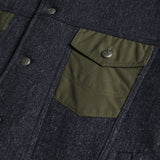 Giacca Trucker in Lana e Lino