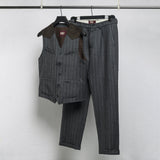 Gilet in Lana Herringbone
