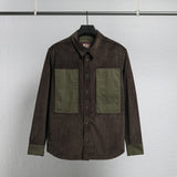 Overshirt in Velluto a Coste
