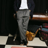 Pantalone Chino in Lana Herringbone