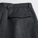Pantalone Chino in Lana Herringbone