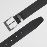 Cintura in Pelle con Fibbia Squadrata