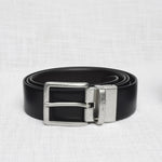 Cintura in Pelle Reversibile - Fudge Chocolate