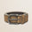 Cintura in Pelle Scamosciata con Ricamo Made in Italy fronte - Washed Leather