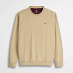 Felpa Girocollo 100% Cotone - Sand