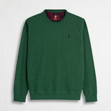 Felpa Girocollo 100% Cotone - Dark Green