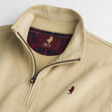 Felpa Mezza Zip 100% Cotone